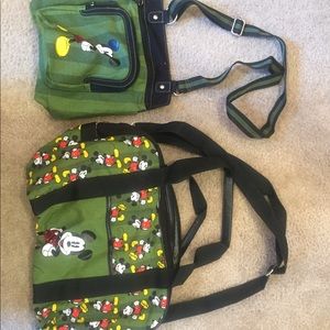 Mickey Mouse weekender bag w/ crossbody pouch